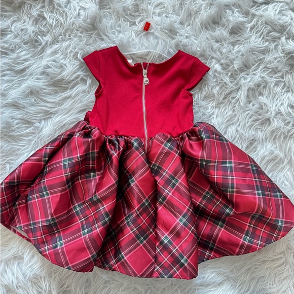 H and M red plaid dress for 2 year old - Picture 2 of 2
